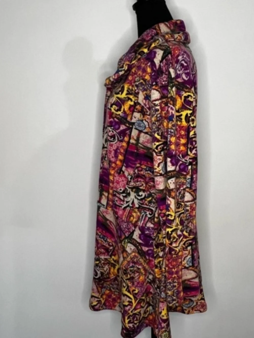 ROSSI Rima Multicolor  Print Cardigan Jacket - Picture 10 of 13